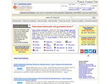 Tablet Screenshot of emailwire.com